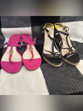 NWOB/Like new - LOT of 2 - Michael Kors Sandals